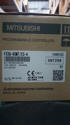 三菱可程式控制器FX3G-60MT/ES-A