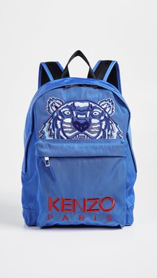 ◎美國代買◎KENZO tiger Blue Capsule藍色老虎刺繡後背包~歐美街風