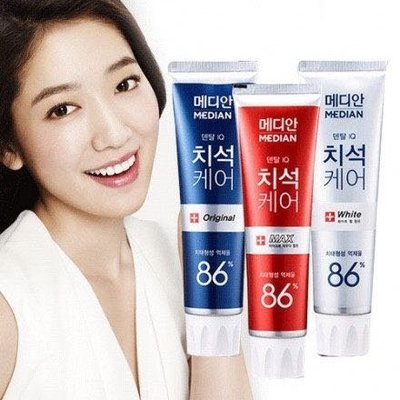 ?現貨?韓國Median86%牙膏 /麥迪安 86%強效淨白去垢牙膏