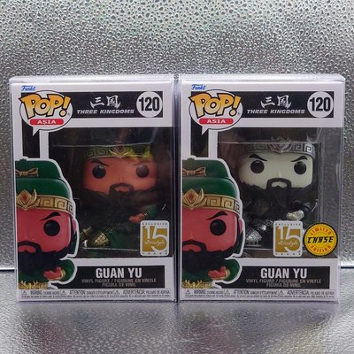 Funko pop 關羽 1+1Chase限定貼 公仔 搖頭娃娃 三國