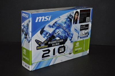 全新 微星 MSI GeForce 210 MS-V809 (1G D3 64-bit HDMI DVI D-Sub)