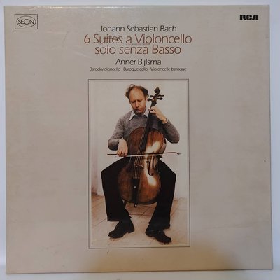 古典黑膠 Bach 【6 Suites a Violoncello solo senza Basso】Anner Bylsma