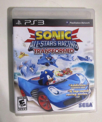 PS3 音速小子＆SEGA 超級巨星大賽車：變形 英文版 Sonic & All-Stars Racing