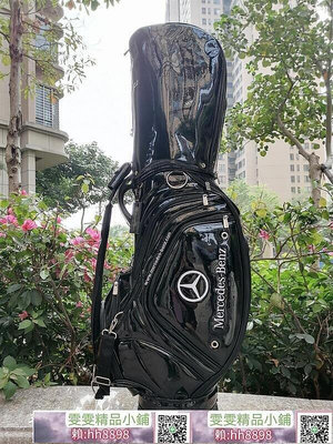 金牌賣家小高爾夫款Mercedes-Benz奔馳高爾夫球包全水晶料防水男女標準GOLF球袋350