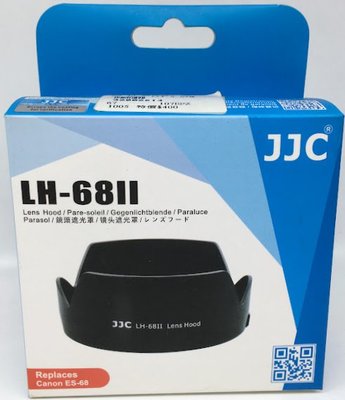 JJC LH-68 II = ES-68 蓮花遮光罩 相容原廠 ･適用 Canon EF 50mm F1.8 stm