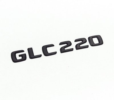 圓夢工廠 Benz 賓士 GLC X253 C253 GLC220 2015~2019 後車箱 尾門字貼字標車標 消光黑
