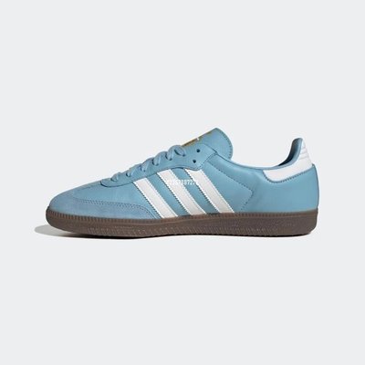 Adidas Samba OG 藍白 舒適 運動鞋 足球 男鞋 HQ7037