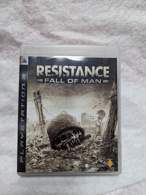 長春舊貨行 PS3 RESISTANCE FALL OF MAN 全面對抗 遊戲片(Z76)