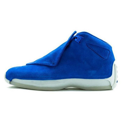 NIKE AIR JORDAN 18 RETRO AJ18 藍色 麂皮 休閒 籃球鞋 男鞋 AA2494-401
