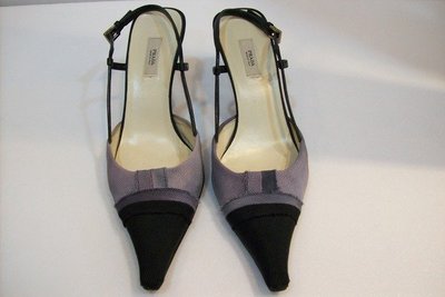 *旺角名店* Prada 紫色漸層包 高跟鞋 雙色鞋 涼鞋 jimmy manolo 特價3000 [021104]