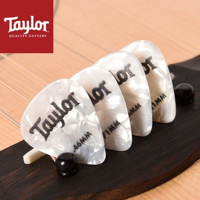 小叮噹的店- Taylor (8072-4片/組) White Pearl 351 吉他彈片 PICK