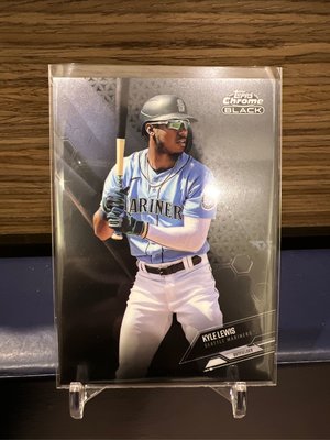 2021 Topps Chrome Black - Kyle Lewis - #42 - Seattle Mariners