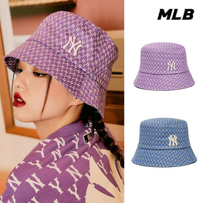 MLB 漁夫帽 MONOGRAM系列 紐約洋基隊 (3AHTH201N-兩色任選)