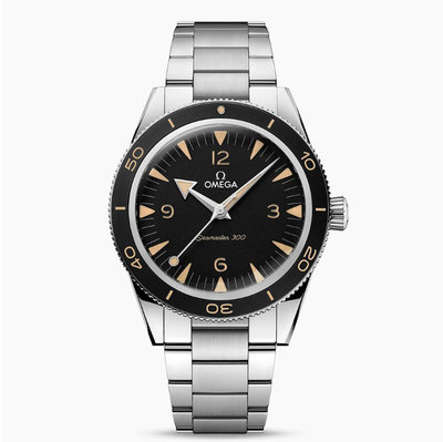 OMEGA 234.30.41.21.01.001 歐米茄 經典款式手錶 41mm 海馬300 黑面盤 鋼錶帶