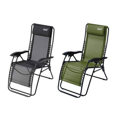 Coleman - INFINITY躺椅 黑 森林綠 通路限定 營椅 舒適椅 高椅 高背椅 椅枕 靠