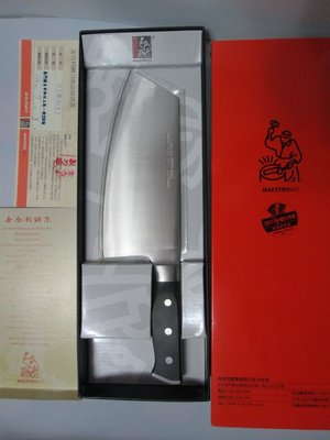 【JEN17】(全新未用過) 金門金合利60逾年老舖 吳師傅手工製作鋼刀1把(切刀 適用於肉品與蔬果) 尺寸 : 從刀背