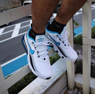 現貨 iShoes正品 Nike Air Max 270 React 男鞋 藍 氣墊 慢跑 運動鞋 CT1280-101
