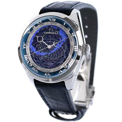 預購 CITIZEN CAMPANOLA CTV57-1231 44mm 藍寶石鏡面 石英 藍色面盤 鱷魚錶帶 男錶 女錶