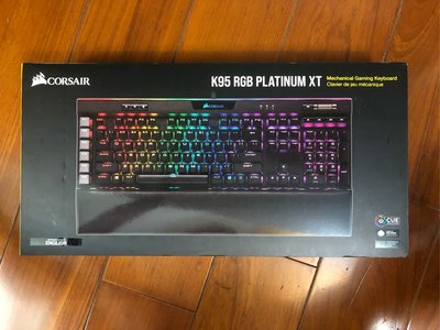 Corsair 海盜船 K95 RGB PLATINUM XT Cherry MX 銀軸 機械式鍵盤