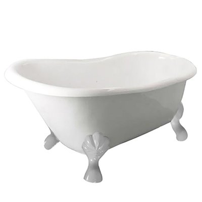 I-HOME 台製 浴缸 A1型白腳(150cm) 獨立浴缸 壓克力缸 空缸 泡澡保溫 浴缸龍頭需另購