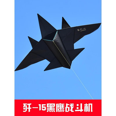 新款風箏大全飛機風箏2024新款風箏成人兒童卡通黑戰斗機高檔大型
