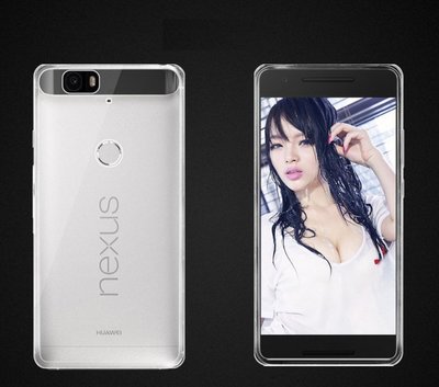 5.7吋超薄0.3mm軟殼 Google Nexus 6P 全透明果凍套布丁套保護殼矽膠套保護套皮套3個免運華為