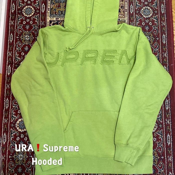 light green supreme hoodie