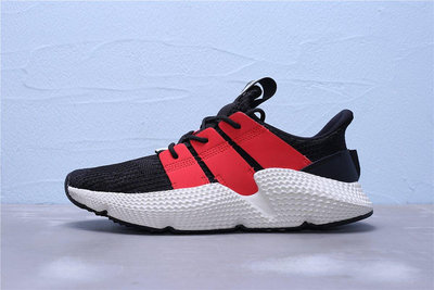 Adidas Originals Prophere 黑白紅 針織 刺猬 休閒運動慢跑鞋 男女鞋 FU9264【ADIDAS x NIKE】