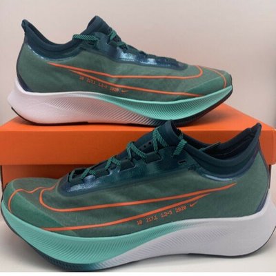【正品】Nike Zoom Fly 3 PRM HAKONE 綠松石 運動 球 跑 CD4570-300潮鞋