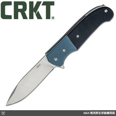 馬克斯 - CRKT IGNITOR 銀平刃折刀 / 8Cr13MoV 不銹鋼 / 6880
