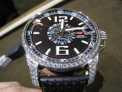 【愛錶回春中心】(專業代鑲鑽石.請自備錶)~ CHOPARD 44mm Mille Miglia GT XL GMT兩地時間腕表 SS ~