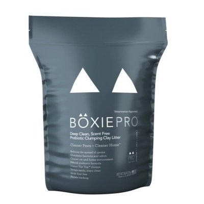 BOXIECAT 博識貓 BoxiePro系列 黑淨黏土凝結貓砂 16lb(7.26kg)