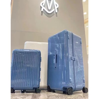 二手正品 99新 RIMOWA Essential Trunk Plus 33寸 湖水藍 行李箱 藍色 大容量拉桿箱