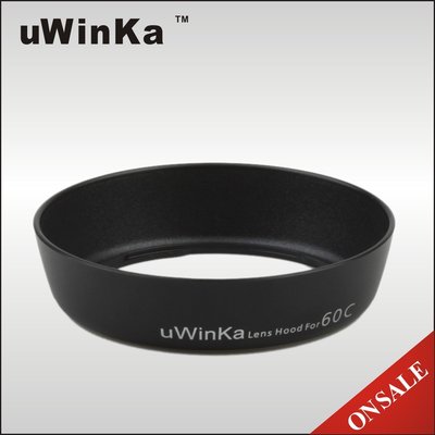 我愛買uWinka副廠Canon遮光罩EF 28-80mm F/3.5-5.6 II VUSM相容佳能原廠EW-60C