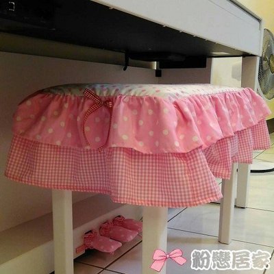 買家分享韓風公主水玉可愛紅格緞帶蝴蝶結鋼琴椅套
