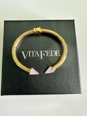 Vita Fede手環(細）粉水晶