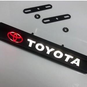 豐田Toyota 汽車改裝LED中網燈卡羅拉 雷淩 凱美瑞 水箱罩小燈 前柵欄 發光車標 惡魔眼發光燈 中網小標裝飾燈