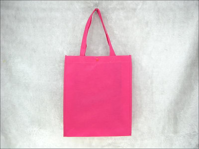 不織布環保袋(30*36*9)-BAG-010 桃紅色