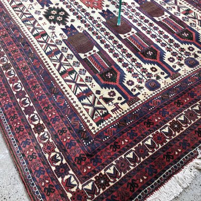 米可家飾~240x168 1980年代 收藏系列波斯 Afshar游牧復古手工地毯地毯手工地毯
