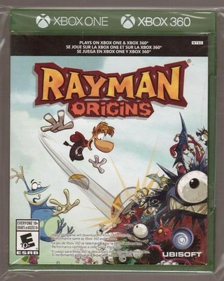 全新XBOX ONE原版片 英文版 雷射超人 起源 Rayman Origins