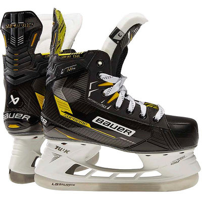 冰球年新款Bauer supreme M4兒童青少年成人真冰冰球鞋冰刀鞋中級