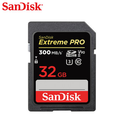 SanDisk Extreme PRO 32GB SDHC 記憶卡 UHS-II V90 (SD-SDXDK-32G)