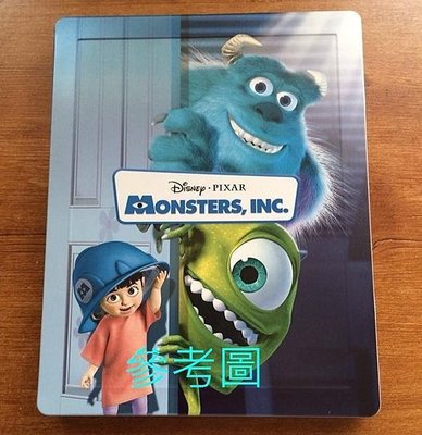 【BD藍光3D】怪獸電力公司 3D + 2D 雙碟限定凹凸框鐵盒版Monsters Inc