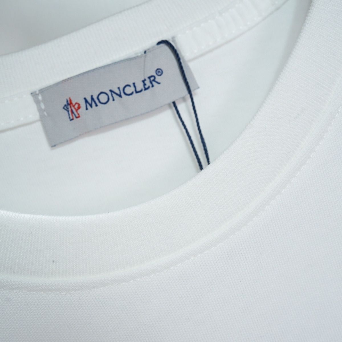 Moncler Logo Matte Monogram Accents Crewneck Sweatshirt Dove Gray