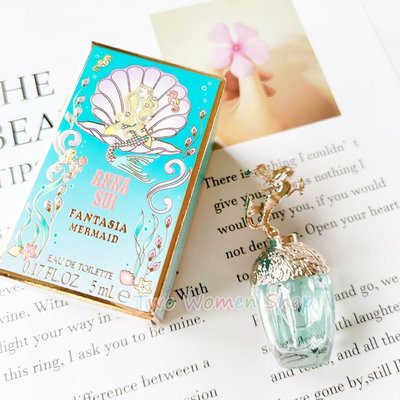 【ANNA SUI 安娜蘇】NEW! 童話美人魚淡香水 5ml 公司貨盒裝 中文標籤 原廠小香水 迷你香水 體驗 試用