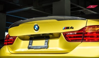 【政銓企業有限公司】BMW F82 M4 專用 P款式 高品質 抽真空 卡夢 碳纖維 尾翼 現貨供應 免費安裝