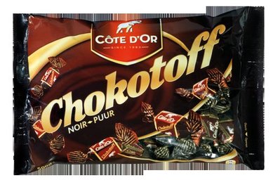 比利時代購巧克力-Cote d'Or 比利時大象牌黑巧克力太妃糖，買10包送1包，另有提供86%供顧客選購。