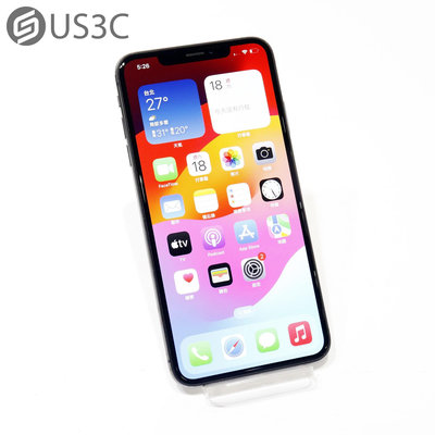 【US3C-青海店】【一元起標】台灣公司貨 Apple iPhone XS Max 256G 太空灰 6.5吋 臉部辨識 IP68防水防塵 二手手機