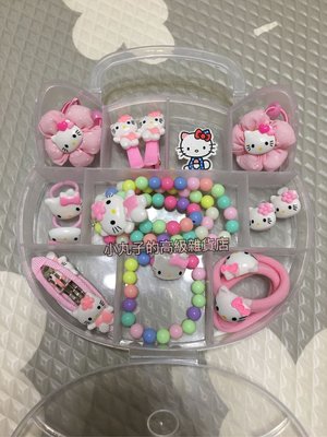 韓國  Hello Kitty 聖誕 生日禮物 手鍊 耳環 戒指 髮飾 髮夾 項鍊 別針 珠寶盒 髮飾盒 首飾盒