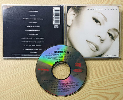 澳洲版CD！Mariah Carey 瑪麗亞凱莉 Music Box音樂盒 Dreamlover Without You